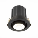 Фото 2 ST702.438.12 Св-к встр. Черный LED 1*12W 3000K 900Lm Ra80 24° IP20 D90xH92 180-240V Встраиваемые светильники