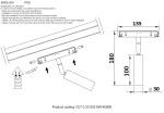 Фото 1 Светильник трековый магнитный Crystal Lux CLT 0.33 003 6W BL 4000K
