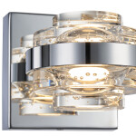 Фото 3 Настенный светильник MB22030002-1A chrome/clear