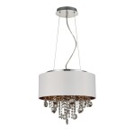 Фото 3 SL1350.503.04 Светильник подвесной ST-Luce Хром/Белый, Золотистый, Прозрачный E14 4*40W LACCHIA