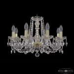Фото 3 Люстра хрустальная 1402/8/195 G Bohemia Ivele Crystal