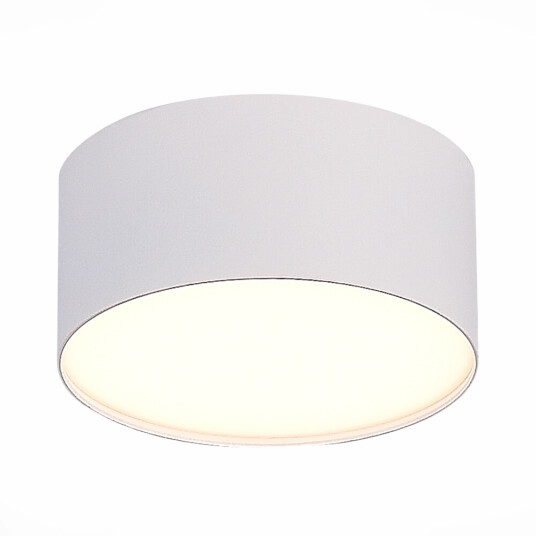 Фото ST606.532.12 Светильник потолочный Белый LED 1*12W 3000K 1 080Lm Ra>85 120° IP20 D120xH55 185-265V Накладные светильники