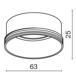 Фото 4 Комплектующие для светильника Technical RingL-20-W