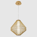 Фото 1 Светильник подвесной Crystal Lux CUADRA SP15W LED GOLD