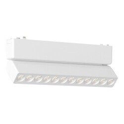 Фото ST675.546.12 Магнитный трековый светильник Белый LED 1*12W 4000K 710Lm Ra>90 IP20 L230xW26xH80 48V SKYFLAT