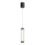 Фото SL6224.403.01 Светильник подвесной ST-Luce Черный/Прозрачный LED 1*8W 4000K БАМБУ