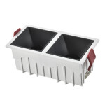 Фото ST757.448.20 Св-к встр. Белый LED 2*10W 60° IP20 L65xW126xH52 85-265V В комплекте Встраиваемые светильники