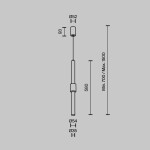Фото 5 Подвесной светильник Technical P105PL-12W3K-BS