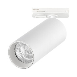 Фото ST384.546.10 Св-к трек. Белый LED 1*10W 4000K 900Lm Ra>90 36° IP20 L160xW50xH- 220V BASE
