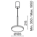 Фото 4 Подвесной светильник Technical P076PL-L12W3K-B