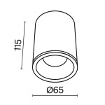 Фото 3 Потолочный светильник Technical C029CL-01-S-B