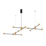 Фото 4 SL1596.423.22 Светильник подвесной ST-Luce Золотистый, Черный/Белый LED 22*3W 3000K ANICHITA
