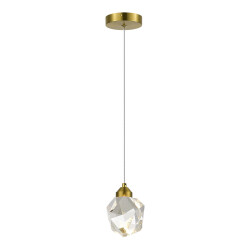 Фото SL6114.203.01 Подвес ST-Luce Золотистый/Прозрачный LED 1*3W 3000K КАСКАТО