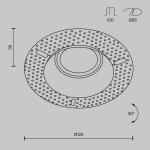 Фото 4 Встраиваемый светильник Technical DL042-01W