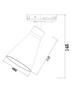 Фото 3 Трековый светильник Technical TR022-1-GU10-B