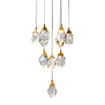 Фото 7 Подвесной светильник Crystal rock 11 gold