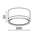 Фото 4 Потолочный светильник Technical C086CL-GX53-SRD-BG
