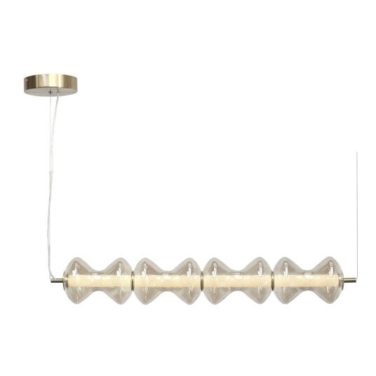 Фото SL6136.223.01 Светильник подвесной ST-Luce золото/коньячный LED 1*22W 3000K СПАЙН