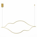 Фото SL6106.203.45 Светильник подвесной ST-Luce Золотистый/Белый LED 1*45W 4000K КОРТИЛЕ