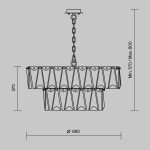 Фото 3 Подвесной светильник Maytoni MOD043PL-12CH