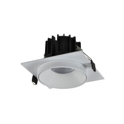 Фото ST758.548.10 Св-к встр. Белый LED 1*10W 4000K 700Lm Ra>90 36° IP44 D79xH61 85-265V Встраиваемые светильники
