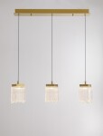 Фото 1 Подвесной светильник MD25020403-3B2 Satin gold