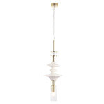Фото 3 Светильник подвесной Crystal Lux VALENCIA SP1.4 GOLD