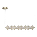 Фото 3 SL6136.223.01 Светильник подвесной ST-Luce золото/коньячный LED 1*22W 3000K СПАЙН