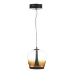 Фото 1 SL6014.413.01 Светильник подвесной ST-Luce Черный/Коричневый, Черный LED 1*17W 3000K RIPPLE