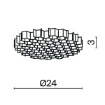 Фото 3 Комплектующие для светильника Technical HoneyComb-D24