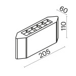 Фото 2 Архитектурная подсветка Outdoor O412WL-L8GF3K