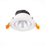 Фото 3 ST211.538.08.36 Св-к встр. Белый LED 1*8W 3000K 640Lm Ra80 36° IP20 D86xH50 220-240V Встраиваемые светильники