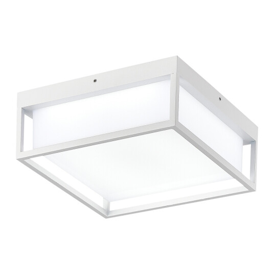 Фото SL9517.502.01 Светильник уличный потолочный ST-Luce белый/белый LED 1*20W 3000K/4000K/5000K CUBO