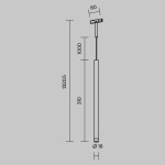 Фото 3 Трековый подвесной светильник Technical TR191-1-3W2.7K-M-BW