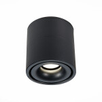 Фото 2 ST652.442.12 Светильник потолочный Черный LED 1*12W 4000K 1 000Lm Ra>90 36° IP20 D100xH105 170-240V Накладные светильники