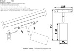 Фото 1 Светильник трековый магнитный Crystal Lux CLT 0.33 003 18W WH 4000K