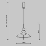 Фото 3 Подвесной светильник Maytoni MOD185PL-L6B3K3
