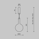 Фото 5 Подвесной светильник Maytoni MOD182PL-L4B3K
