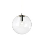 Фото 2 Подвесной светильник Ball 40 black/clear