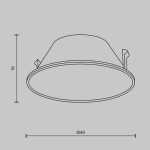 Фото 1 Комплектующие для светильника Technical Ring057-7-GF