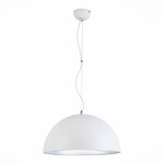 Фото SL279.503.01 Светильник подвесной ST-Luce Белый/Белый, Серебристый E27 1*60W ТАППО