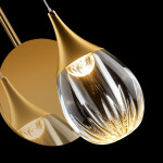 Фото 1 Настенный светильник MB24001004-1A gold/clear