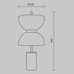 Фото 3 Настольный светильник Maytoni MOD178TL-L11W3K