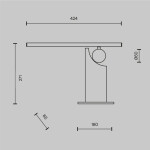Фото 5 Настольный светильник Maytoni MOD467TL-L9B3K