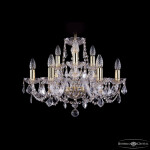 Фото 4 Люстра хрустальная 1402/6+3/195 G Leafs Bohemia Ivele Crystal