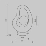 Фото 3 Настольный светильник Maytoni MOD380TL-01GR