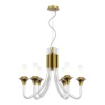 Фото SL1241.203.06 Люстра подвесная ST-Luce Золотистый/Белый E14 6*40W ВЕТРАНО