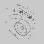 Фото 3 Трековый светильник Technical TR217-4-15WTW-DS-B