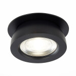 Фото 2 ST654.438.10 Св-к встр. Черный LED 1*10W 3000K 850Lm Ra>90 38° IP20 D109xH60 180-240V Встраиваемые светильники