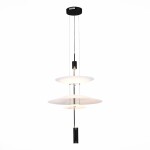 Фото SL6101.413.01 Люстра подвесная ST-Luce Черный/Белый LED 1*15W 3000K ИСОЛА